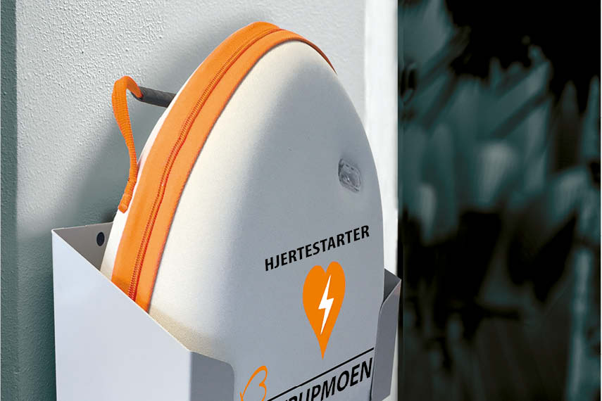 Bildet viser en Blostrupmoen Cardia hjertstarter