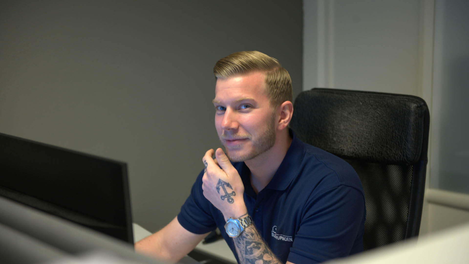 Servicetekniker Ole-Martin Johansen